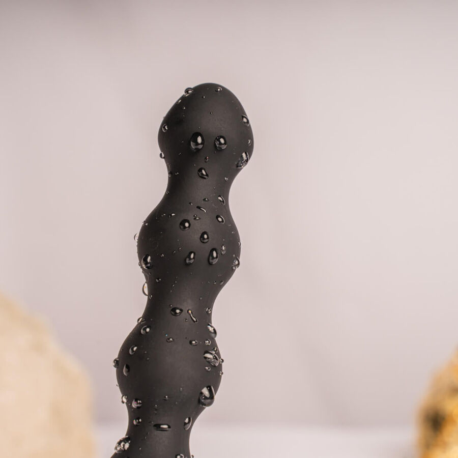 ROCKS- OFF - PETITE SENSATIONS PEARLS PLUG ANAL VIBRADOR NEGRO - Imagen 7