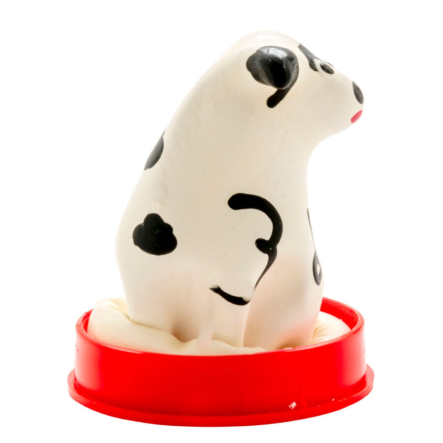 CONDOMERIE - PRESERVATIVO DECORATIVO PINTADO A MANO PERRO DÁLMATA - Imagen 3
