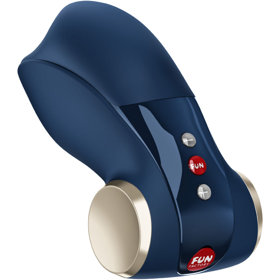 FUN FACTORY - COBRA LIBRE II MASTURBADOR VIBRADOR AZUL OSCURO - Imagen 4