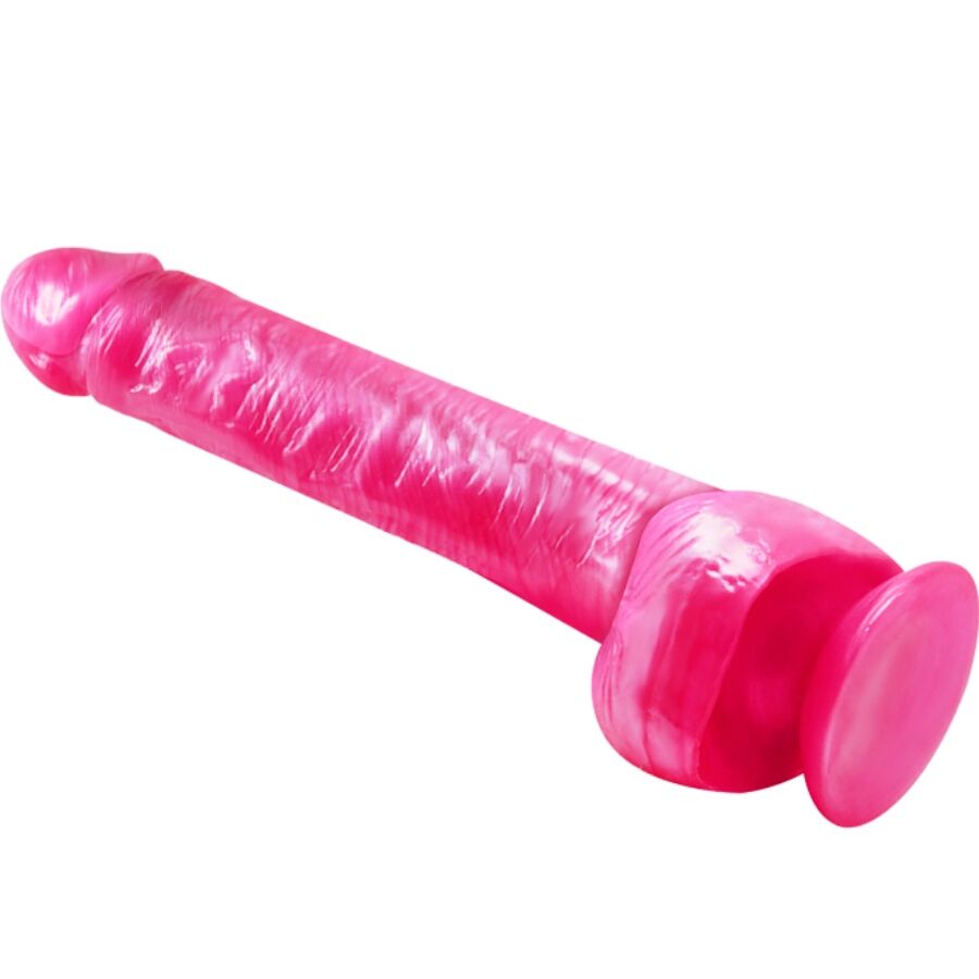 BAILE - DONG DILDO REALÍSTICO ROSA CON VENTOSA - Imagen 4