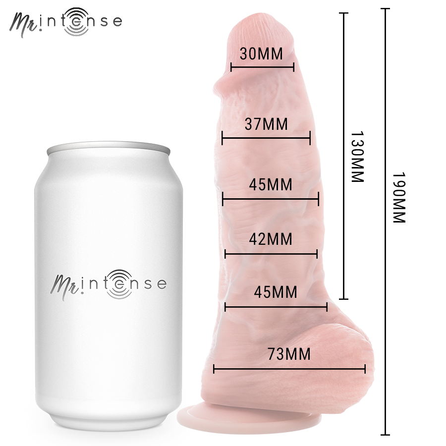 MR INTENSE - SMALL SPENCER DILDO SILICONA 19 CM -Ø- 4.5 CM - Imagen 5