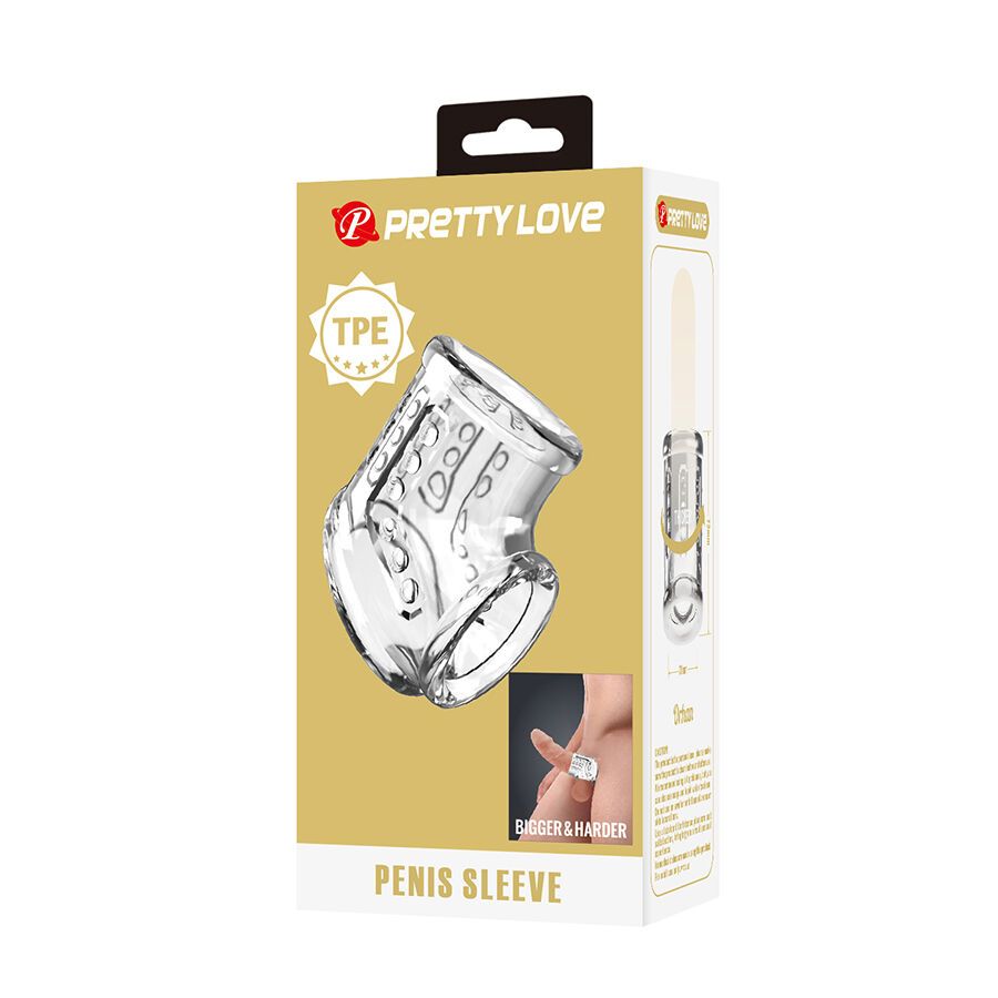 PRETTY LOVE - FUNDA CORTA PARA PENE TRANSAPARENTE - Imagen 8