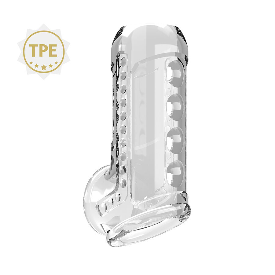 PRETTY LOVE - FUNDA PARA PENE TEXTURIZADA TRANSPARENTE - Imagen 4