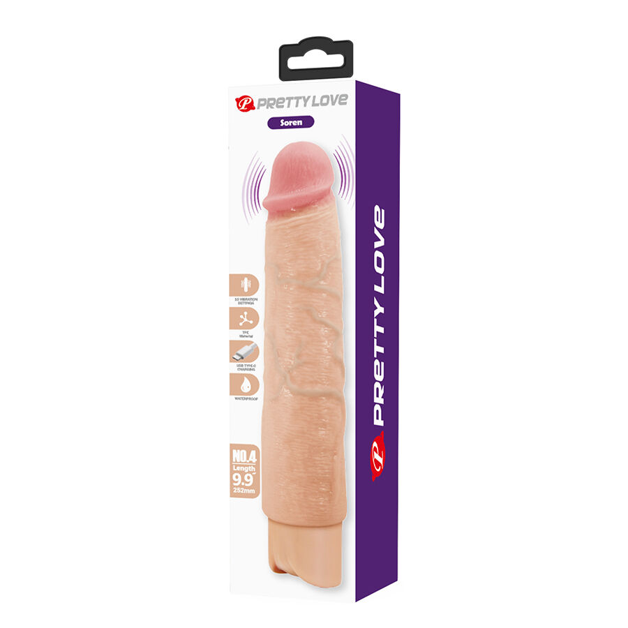 PRETTY LOVE - SOREN VIBRADOR REALÍSTICO FLEXIBLE - Imagen 9