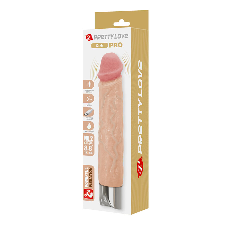 PRETTY LOVE - OSRIC PRO VIBRADOR REALÍSTICO FLEXIBLE - Imagen 3