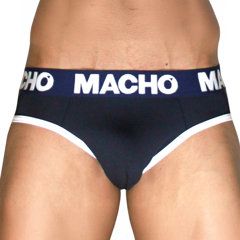 MACHO - MCH008 SLIP CLÁSICO AZUL MARINO M - Imagen 2