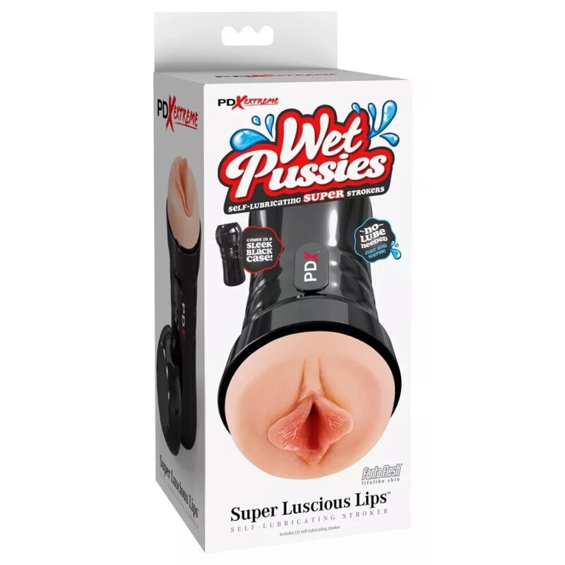 PDX EXTREME - MASTURBADOR REALISTA AUTOLUBRICADO LABIOS SUPER DELICIOSOS - Imagen 2