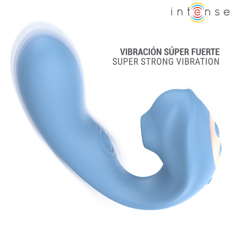 INTENSE - GINA ESTIMULADOR DE CLÍTORIS MULTIFUNCIÓN AZUL - Imagen 4