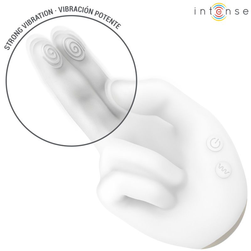 INTENSE - JIMMY ESTIMULADOR MULTIFUNCIÓN CON FORMA DE MANO, VIBRACIÓN Y CALOR - Imagen 3