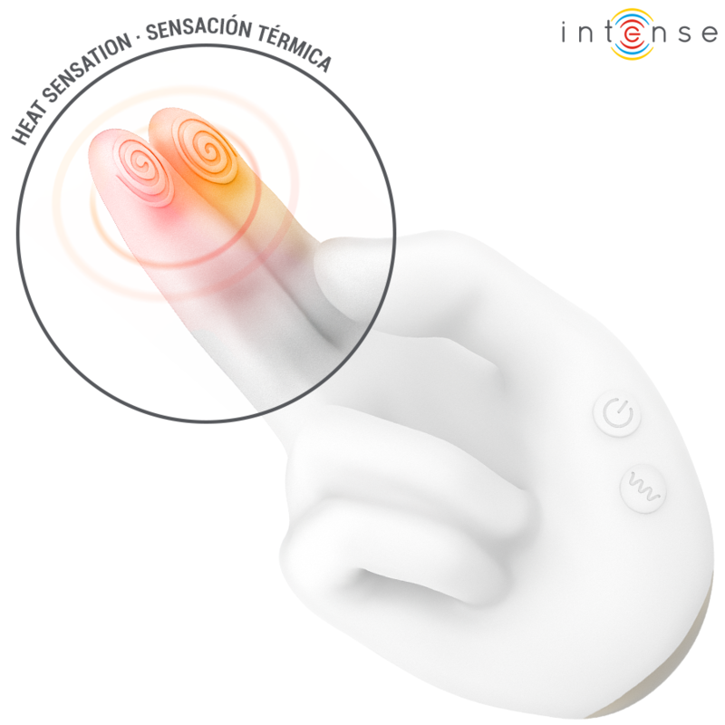 INTENSE - JIMMY ESTIMULADOR MULTIFUNCIÓN CON FORMA DE MANO, VIBRACIÓN Y CALOR - Imagen 7