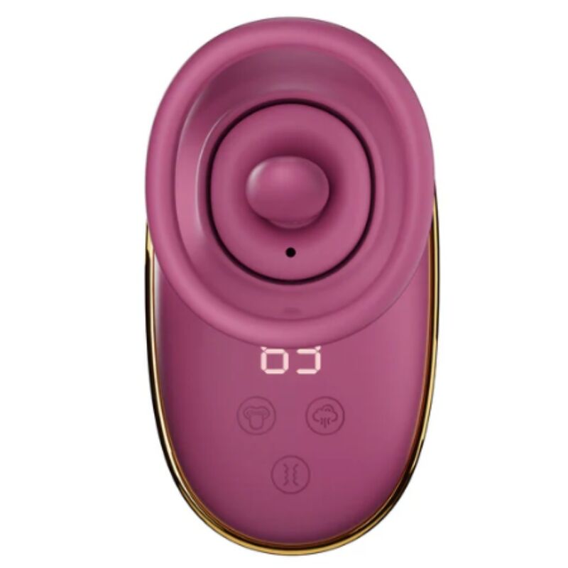SHE.E.O - BOMBA AUTOMÁTICA ESTIMULADORA DE CLÍTORIS CON EFECTO LICKING MORADA - Imagen 6