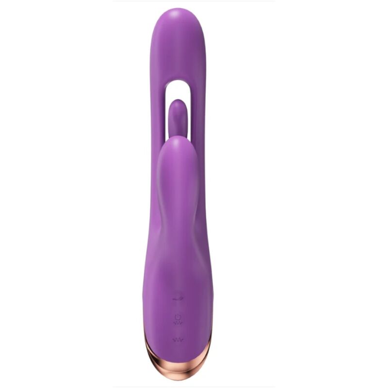 SHE.E.O - VIBRADOR RABBIT PUNTO G CON MOVIMIENTO DIGITAL MORADO - Imagen 5