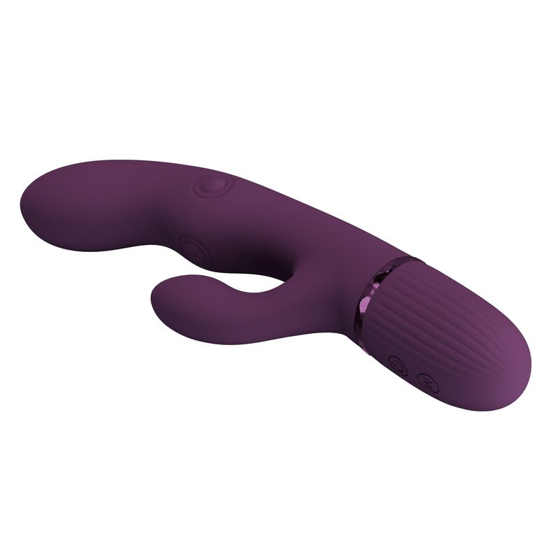 PRETTY LOVE - ZACH VIBRADOR RABBIT RECARGABLE CON EMPUJE 5+5 FUNCIONES - Imagen 8