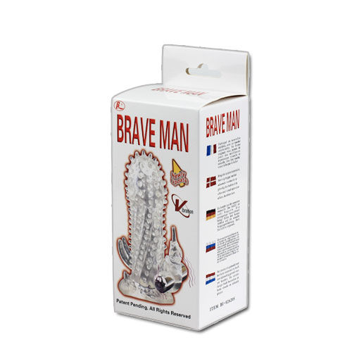 BAILE - BRAVE MAN EXTENSIÓN PENE VIBRADOR RABBIT - Imagen 2