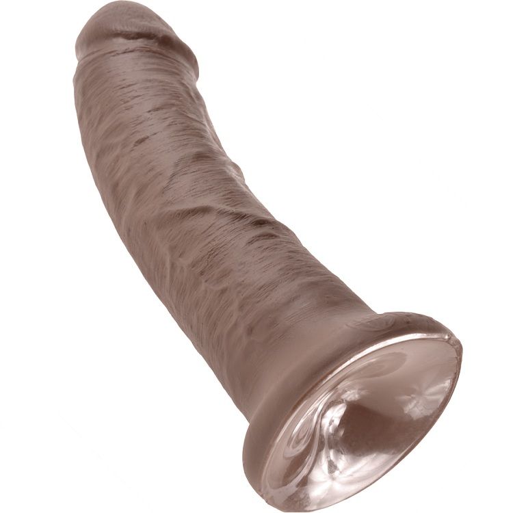 KING COCK - 8 PENE MARRÓN 20.3 CM - Imagen 2