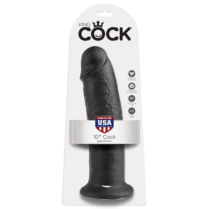 KING COCK - PENE NEGRO 25 CM - Imagen 5