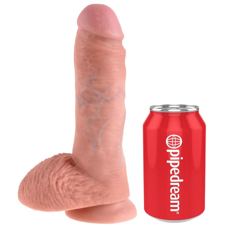 KING COCK - 8 PENE REALÍSTICO NATURAL 20.3 CM - Imagen 5