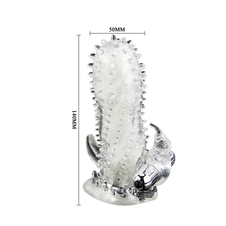 BAILE - BRAVE MAN EXTENSIÓN PENE VIBRADOR RABBIT - Imagen 8