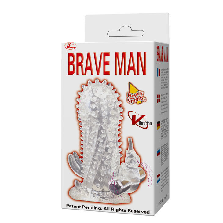 BAILE - BRAVE MAN EXTENSIÓN PENE VIBRADOR RABBIT - Imagen 5