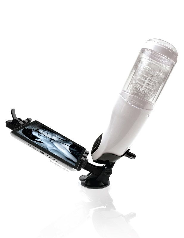 EXTREME TOYZ - PDX MEGA BATOR USB MASTURBADOR MASCULINO VAGINA BLANCO - Imagen 4