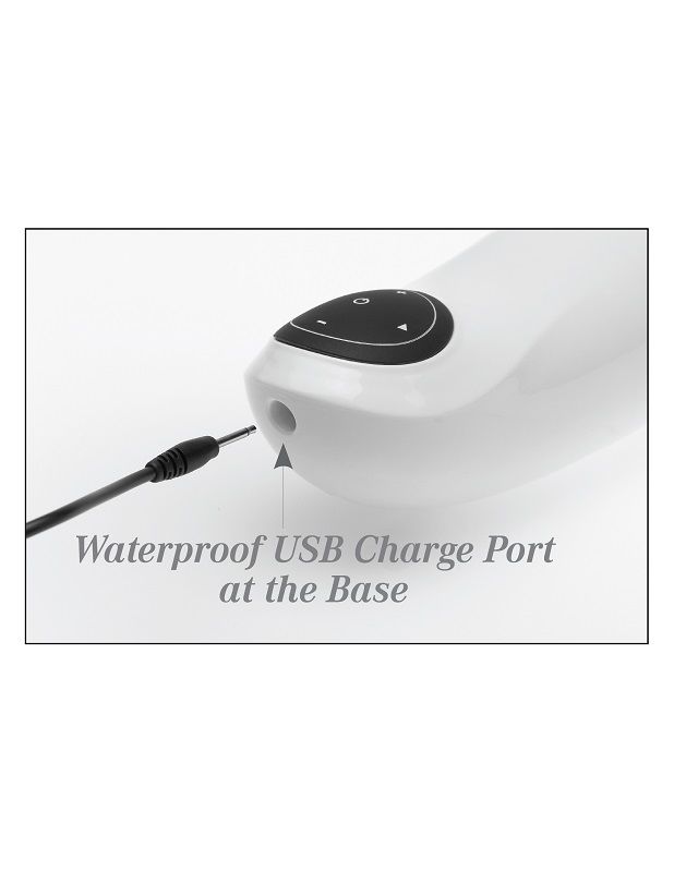 EXTREME TOYZ - PDX MEGA BATOR USB MASTURBADOR MASCULINO VAGINA BLANCO - Imagen 11