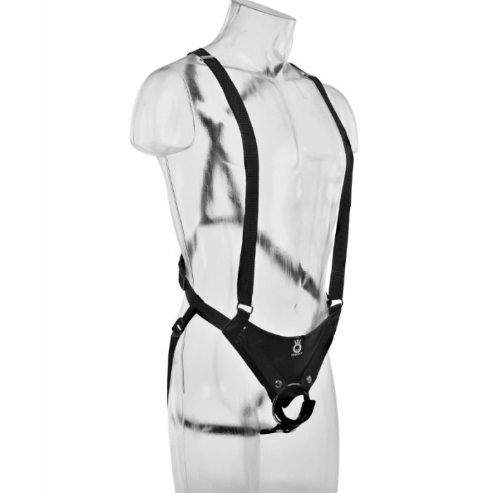 KING COCK - STRAP-ON CON DILDO HUECO 28 CM Y TIRANTES - Imagen 4