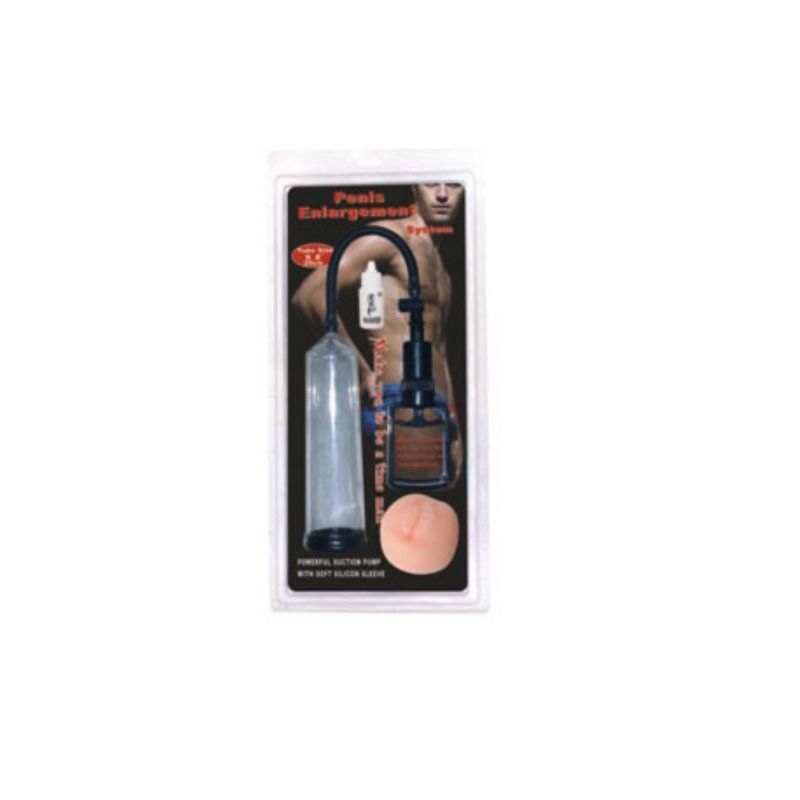 BAILE - BOMBA DE ERECCION TIRADOR Y BOQUILLA VAGINA 20 CM - Imagen 2