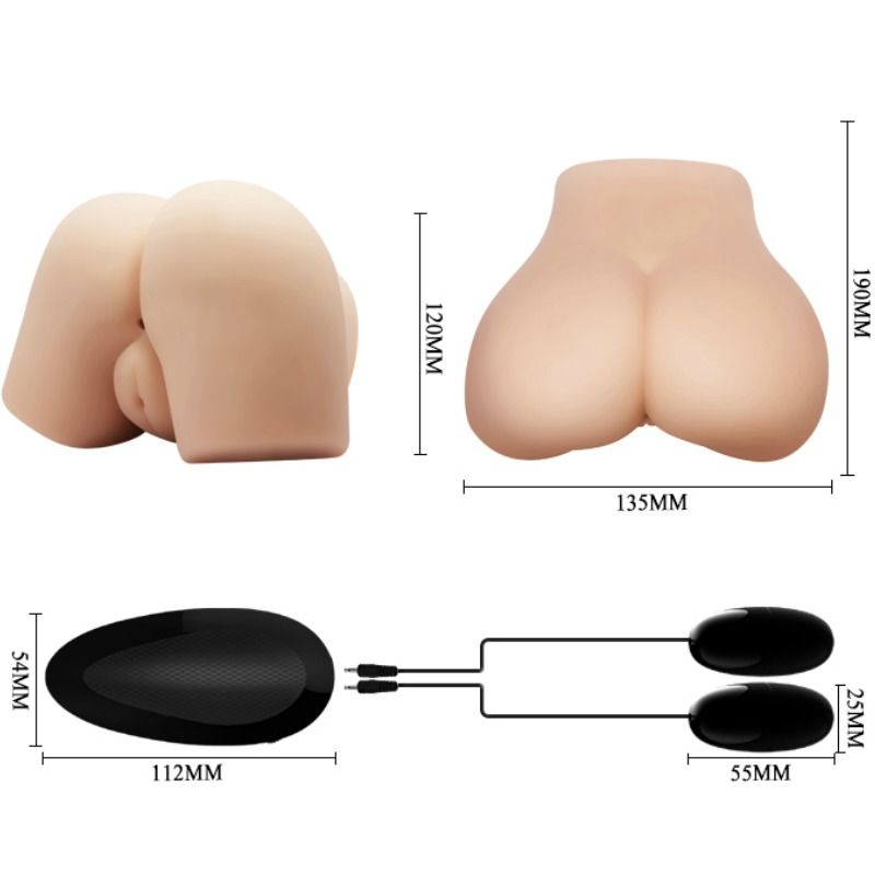 CRAZY BULL - VAGINA Y ANO REALÍSTICOS CON VIBRACIÓN POSICIÓN 4 - Imagen 11