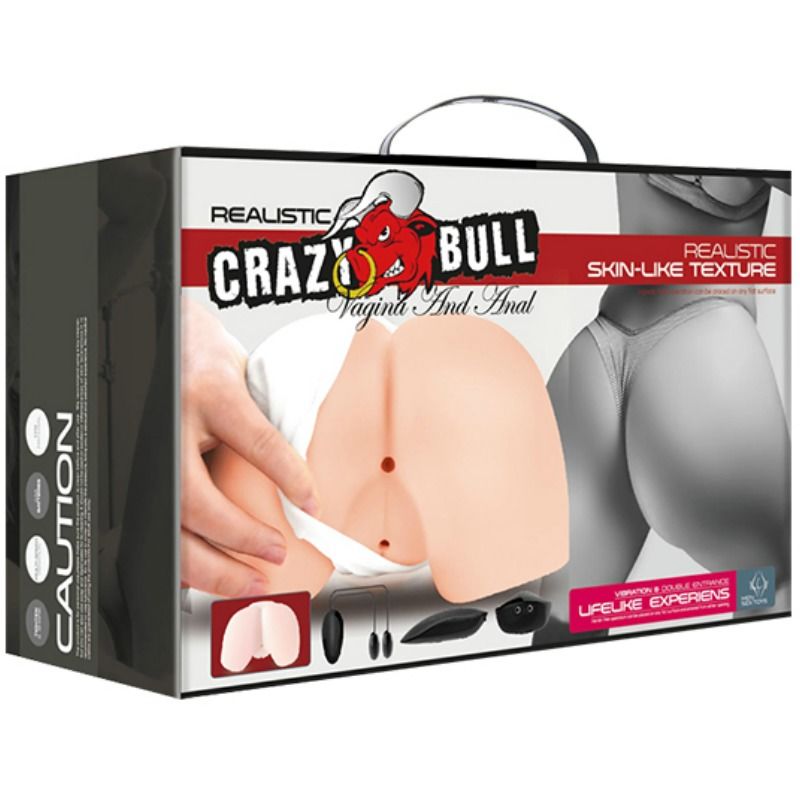 CRAZY BULL - VAGINA Y ANO REALÍSTICOS CON VIBRACIÓN POSICIÓN 4 - Imagen 4