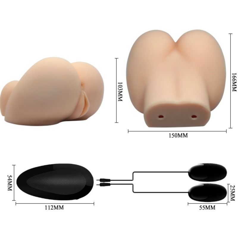 CRAZY BULL - VAGINA Y ANO REALÍSTICOS CON VIBRACIÓN POSICIÓN 6 - Imagen 13