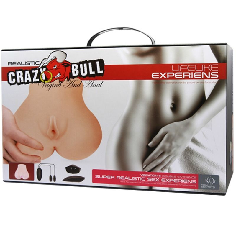CRAZY BULL - VAGINA Y ANO REALÍSTICOS CON VIBRACIÓN POSICIÓN 7 - Imagen 7