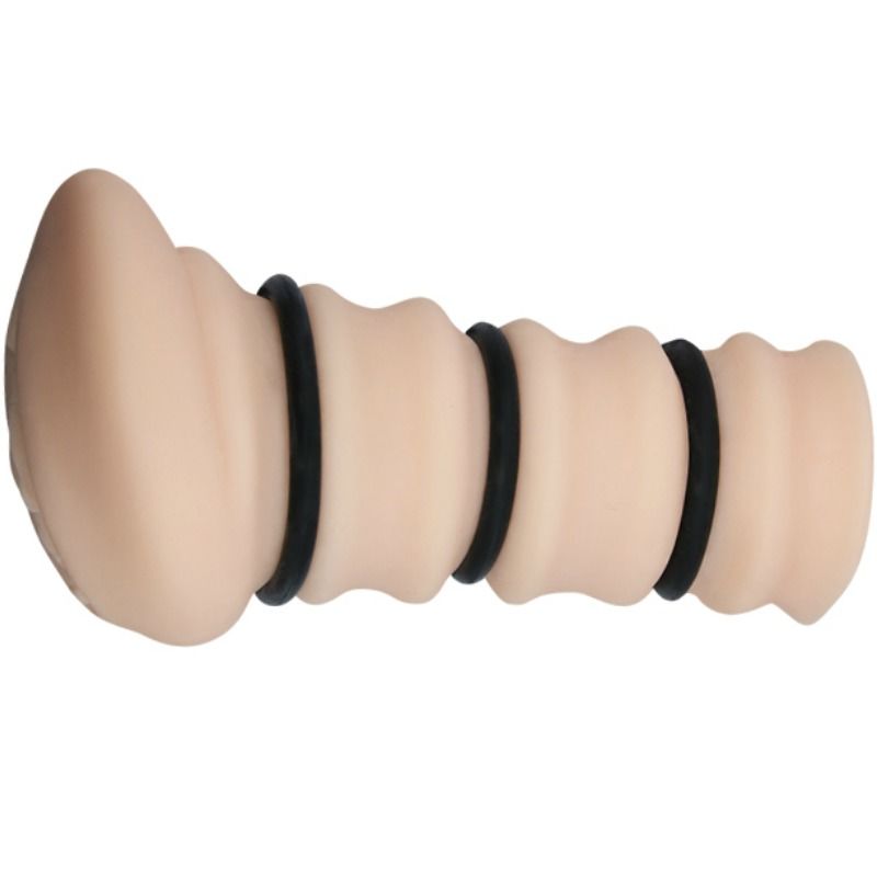 CRAZY BULL - MASTURBADOR CON ANILLOS MODELO VAGINA 2 - Imagen 2