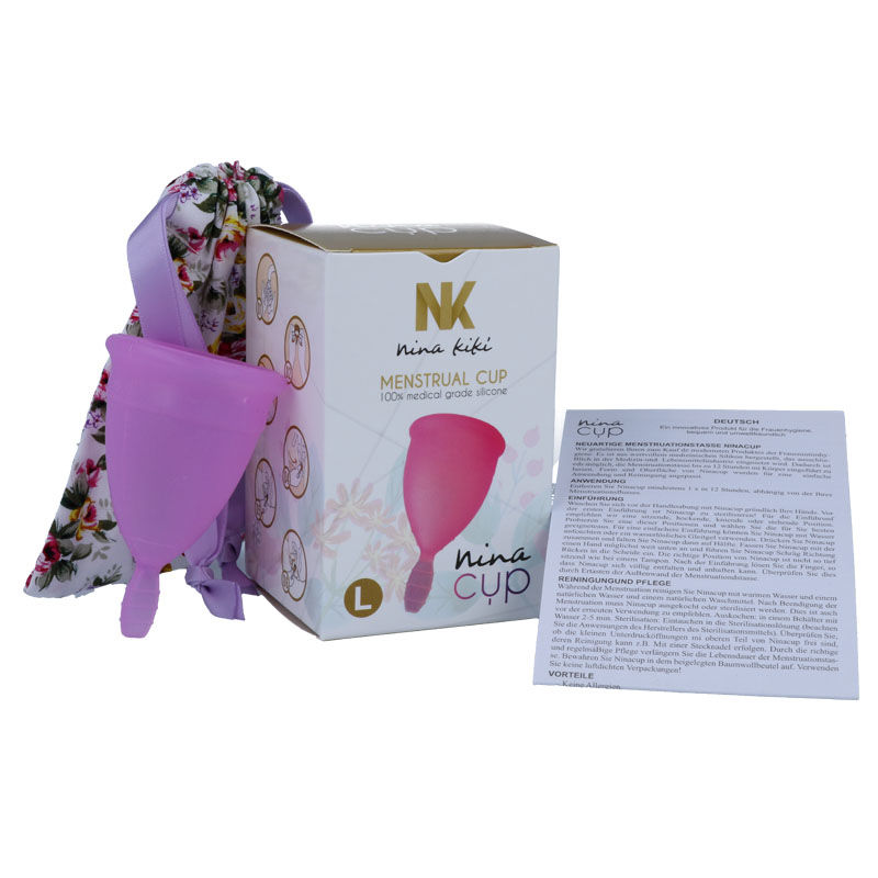 NINA KIKÍ - COPA MENSTRUAL LILA - TALLA L - Imagen 3