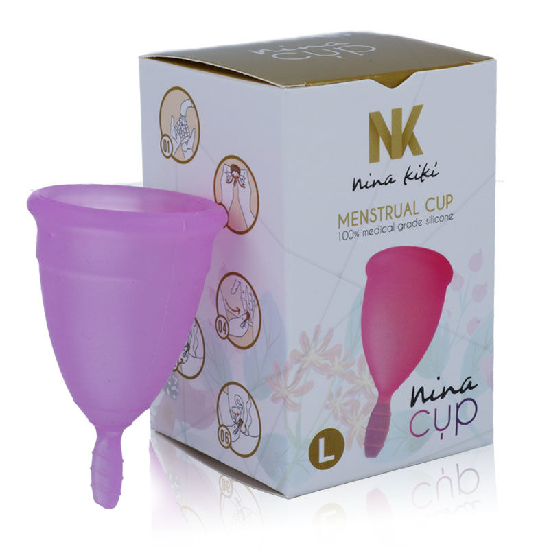 NINA KIKÍ - COPA MENSTRUAL LILA - TALLA L - Imagen 4