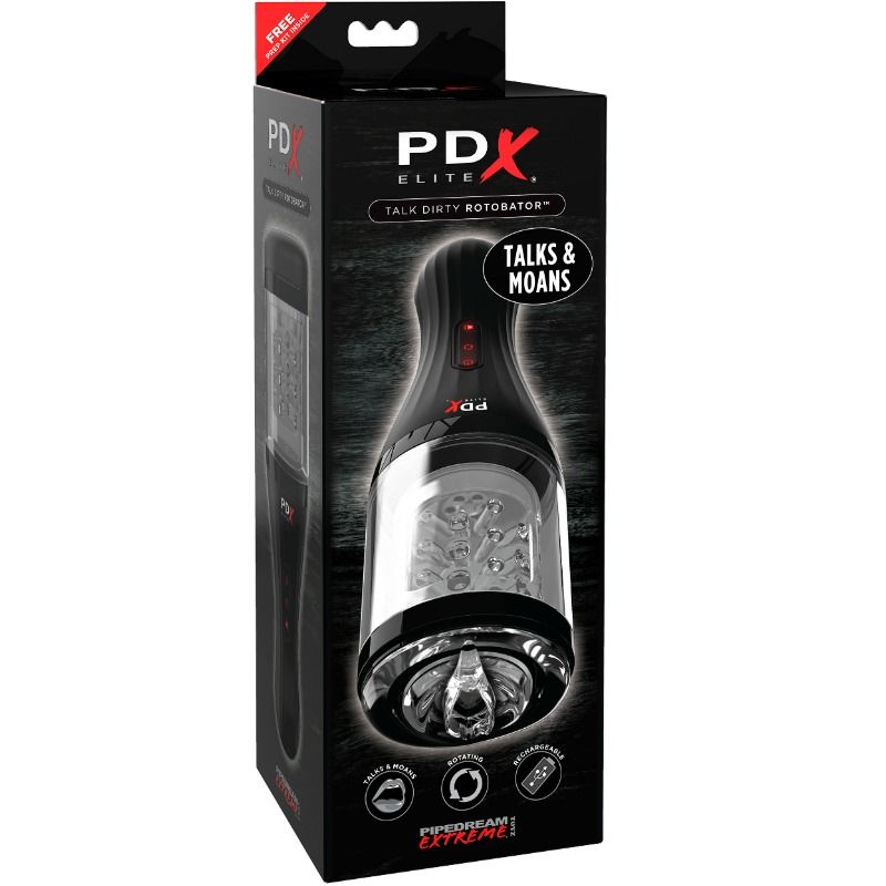 PDX ELITE - MASTURBADOR CON SONIDO TALK DIRTY ROTOBATOR - Imagen 4
