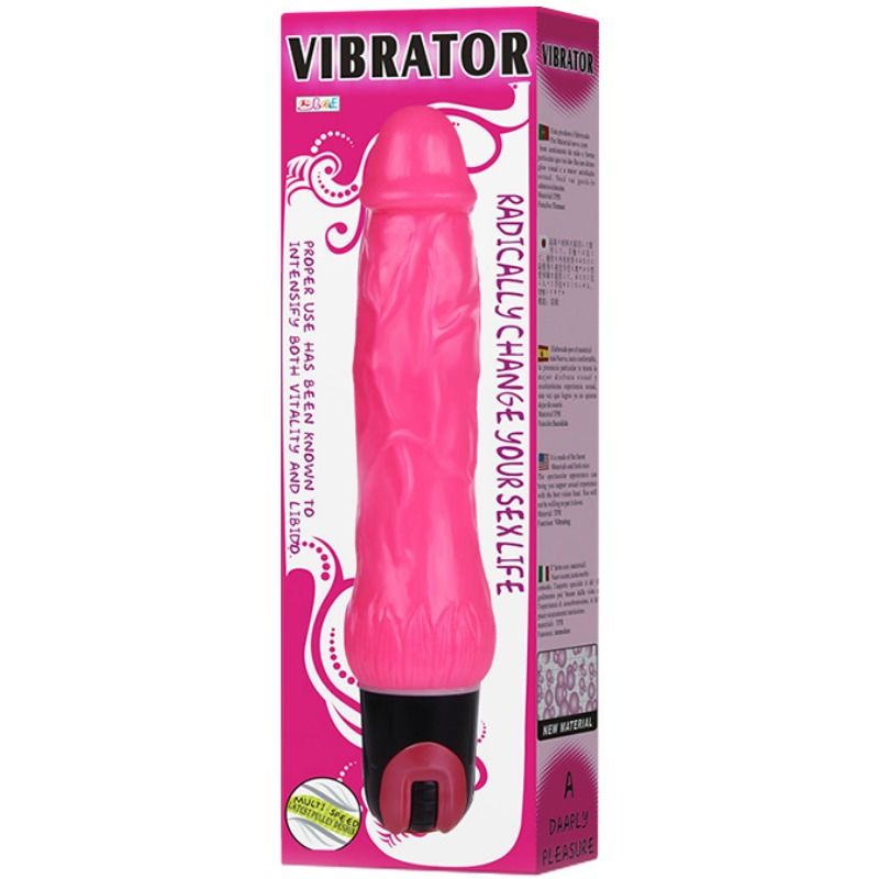 BAILE - VIBRATOR DAAPLY PLEASURE MULTIVELOCIDAD ROSA - Imagen 4