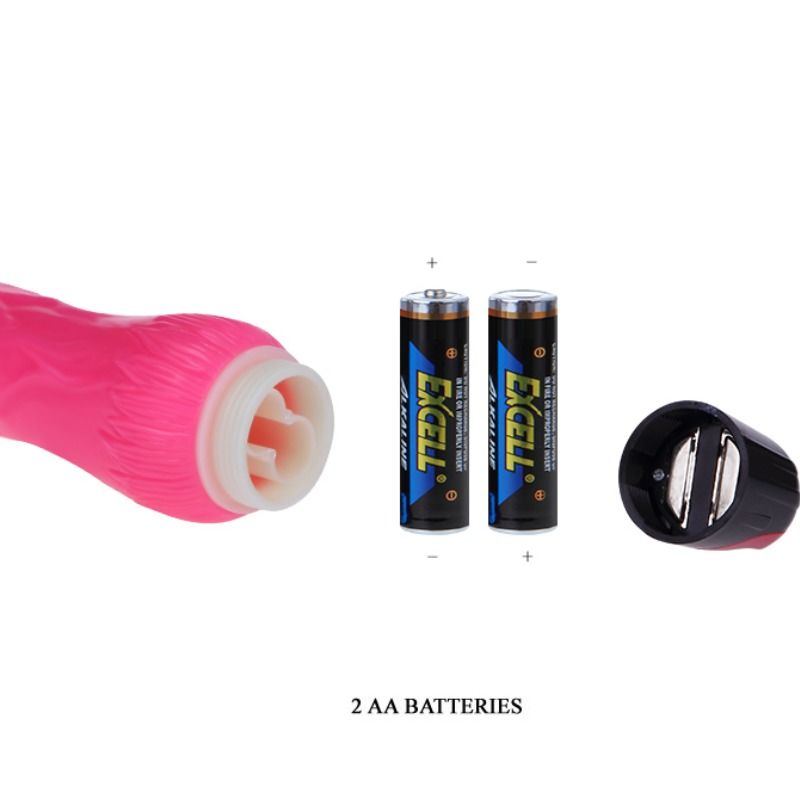 BAILE - VIBRATOR DAAPLY PLEASURE MULTIVELOCIDAD ROSA - Imagen 3