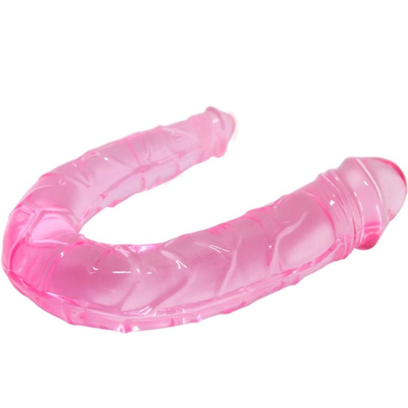 BAILE - DOUBLE DONG DILDO DOBLE ROSA - Imagen 4