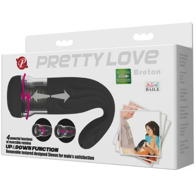 PRETTY LOVE - MASTURBADOR RECARGABLE MULTIFUNCIÓN BRETON - Imagen 4