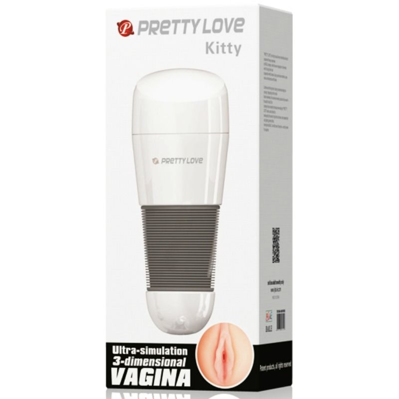 PRETTY LOVE - KITTY MASTURBADOR BLANCO VAGINA 2 - Imagen 3