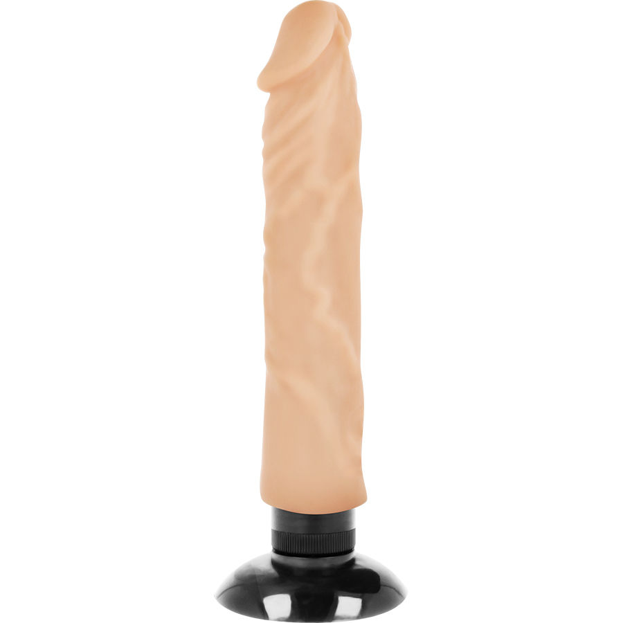 BASECOCK - VIBRADOR REALÍSTICO 2-1 NATURAL 20 CM -O- 4 CM - Imagen 2