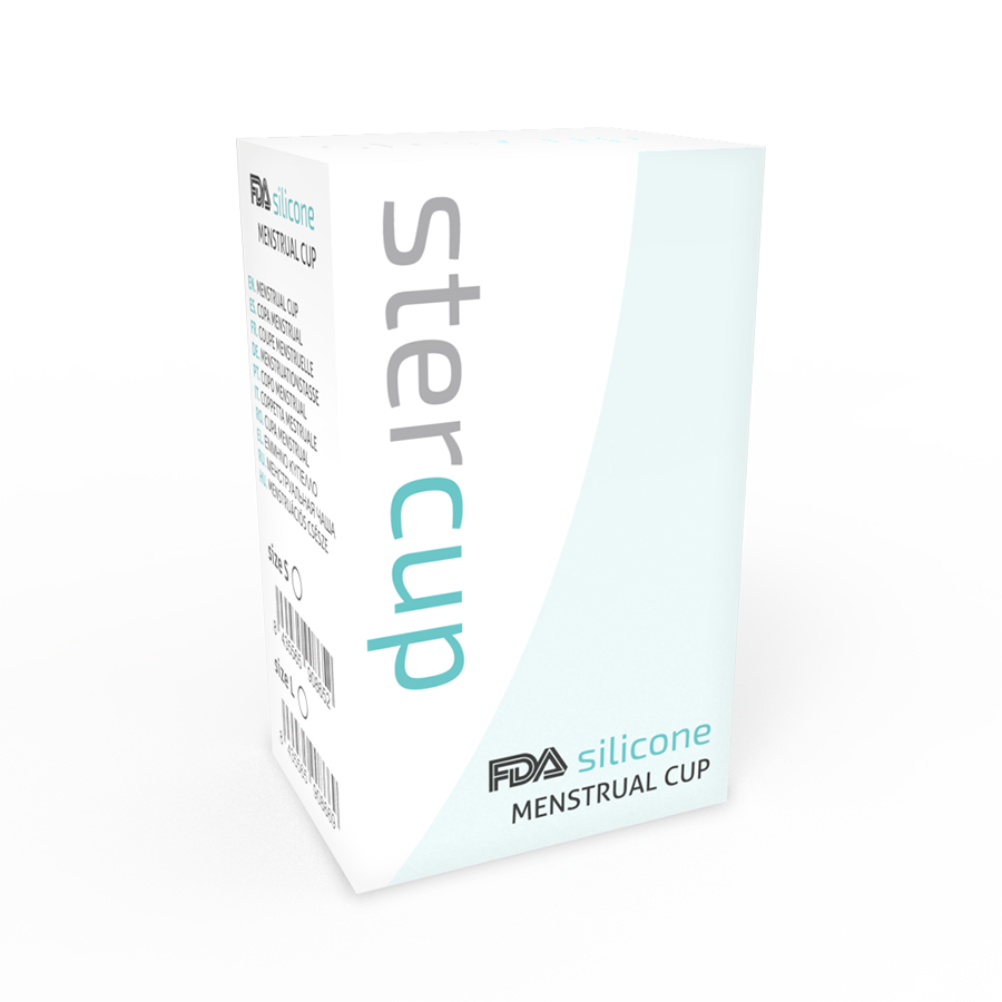STERCUP - COPA MENSTRUAL FDA SILICONA LILA - TALLA L - Imagen 4