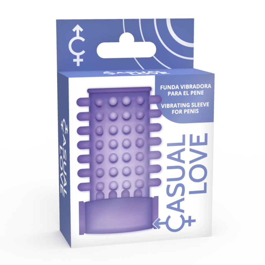 CASUAL LOVE - RING FUNDA PENE VIBRADOR LILA - Imagen 2