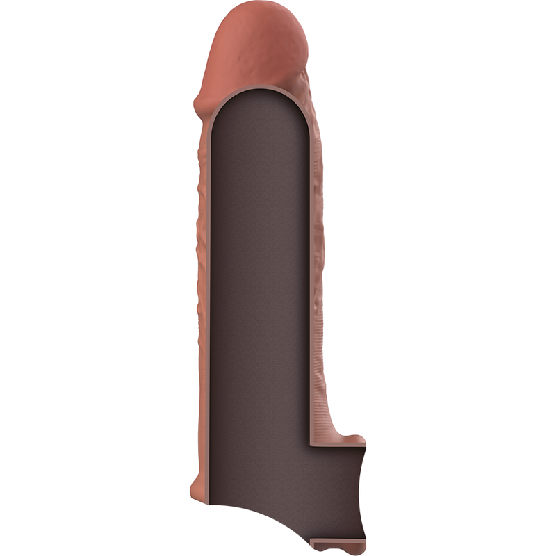 VIRILXL - EXTENSIÓN DE PENE LIQUID SILICONE V9 MARRÓN - Imagen 7