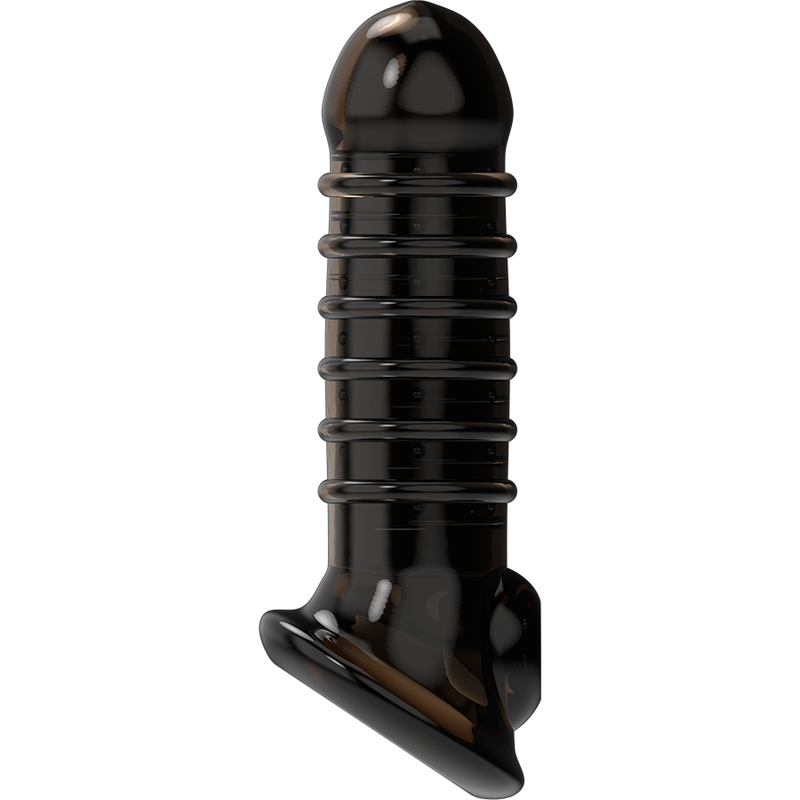VIRILXL - EXTENSIÓN Y FUNDA DE PENE V15 NEGRO - Imagen 2