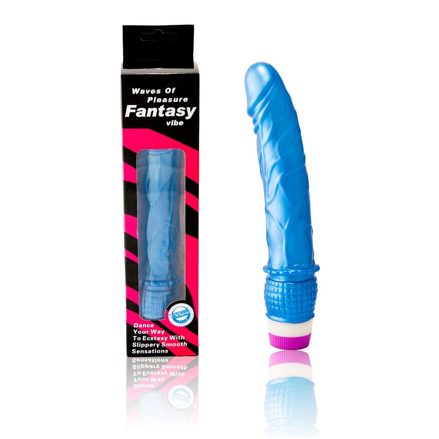 BAILE - WAVES OF PLEASURE VIBRADOR 23 CM AZUL - Imagen 2
