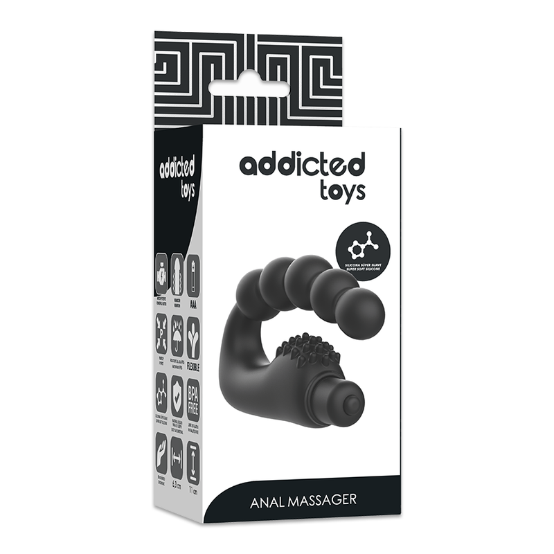ADDICTED TOYS - MASAJEADOR ANAL PROSTÁTICO CON VIBRACIÓN - Imagen 4