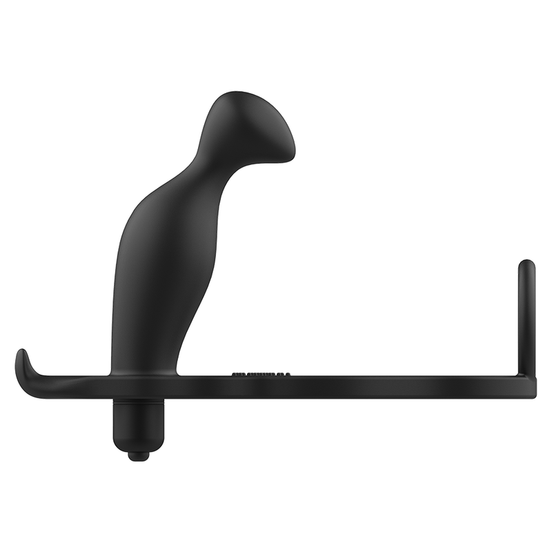 ADDICTED TOYS - PLUG ANAL CON ANILLO SILICONA NEGRO 12 CM - Imagen 2
