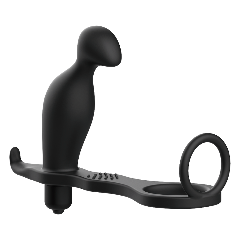 ADDICTED TOYS - PLUG ANAL CON ANILLO SILICONA NEGRO 12 CM - Imagen 5