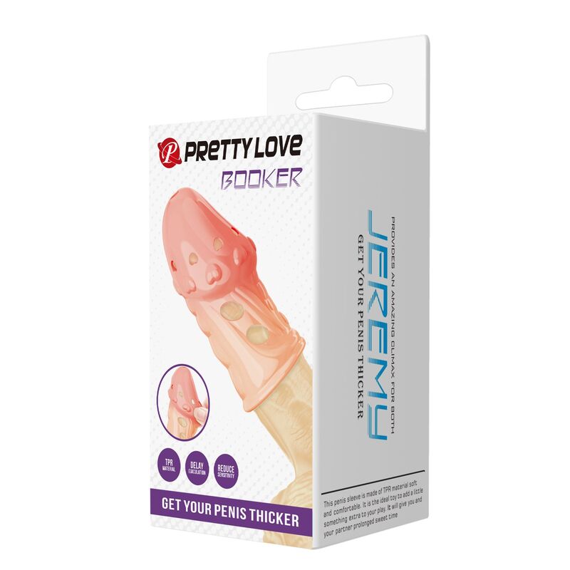 PRETTY LOVE - SOCKER FUNDA PARA PENE TEXTURIZADA COLOR NATURAL - Imagen 4